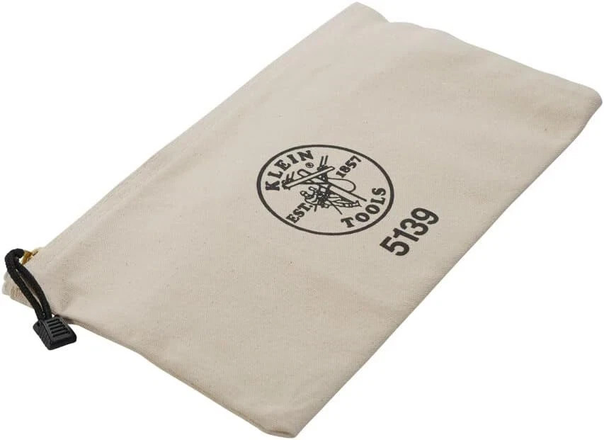 Klein Tools Canvas Zipper Bag 5139 (2023) Brand New Factory Bagged USA Product