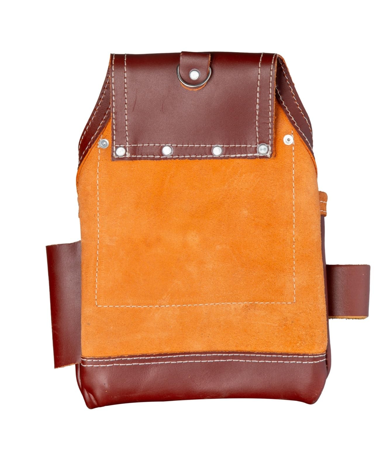 Savaro Leather Tool Belt with Suspenders, Genuine Leather, 23 Pockets, Fits W…