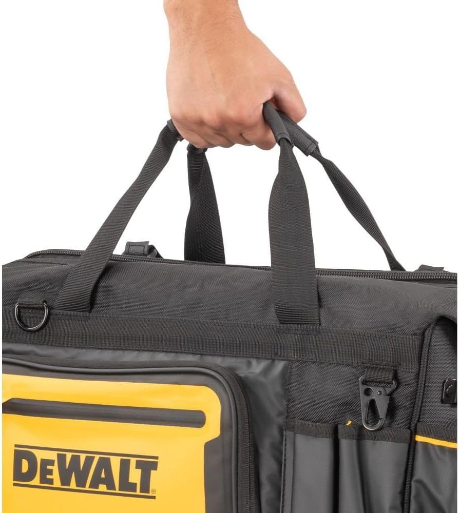 Tool Bag, Water Resistant, Hard Bottom, 20-Inch, Professional Tool Tote with Org