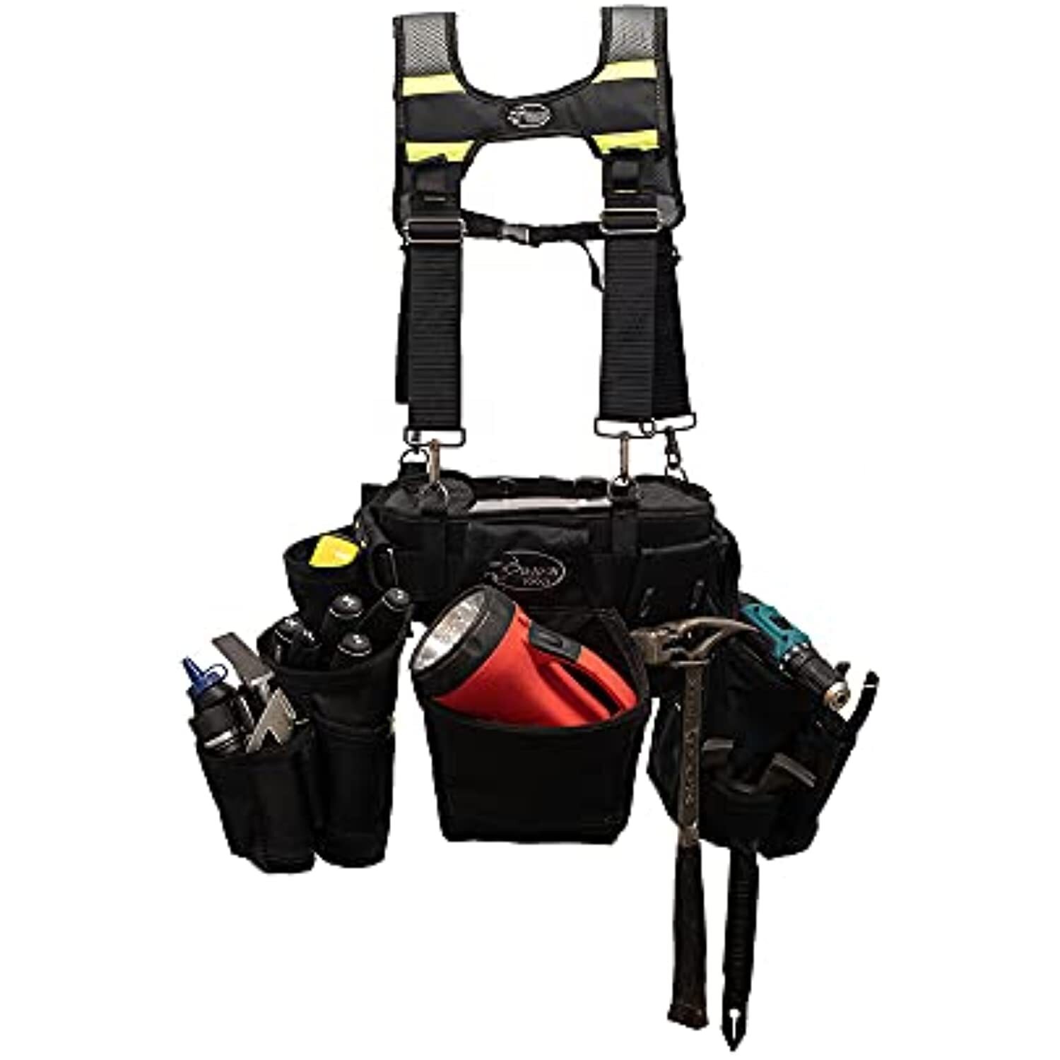 Dead On Tools – 1680 Denier Poly Framer�s Tool Belt with Suspenders (HDP369857)