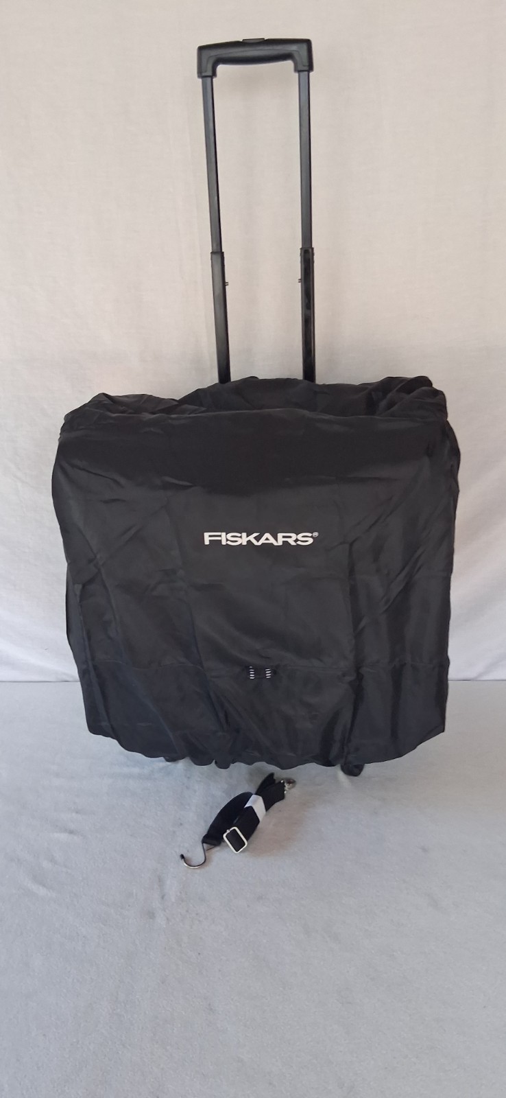 Fiskars Portable Rolling Wheels/ Spinner Multiple Pockets Waterproof Tool Bag BL