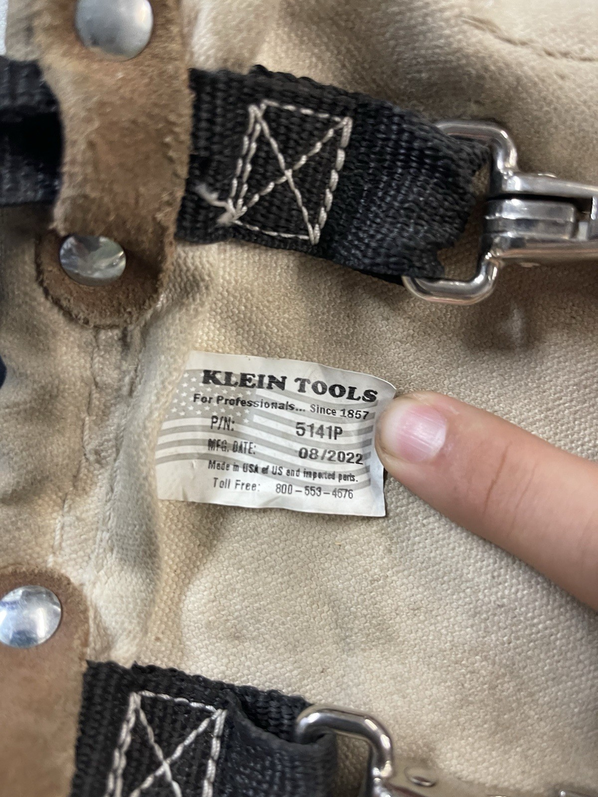 Klein Tools 5141-p Tool Bag Canvas Utility Bag Interior Pocket 4″ x 10″ x 10″