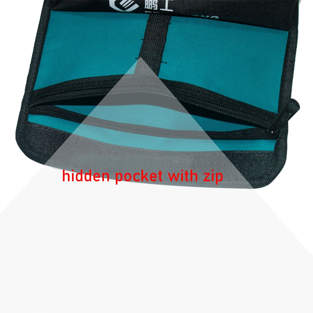 1-PENGGONG Tool Bag Wear-resistant Storage For Maintenance Tool Black & Green