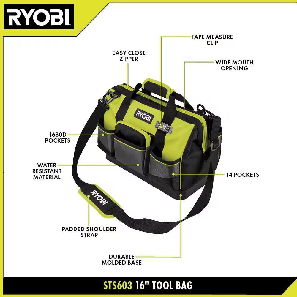 16 In. Tool Bag