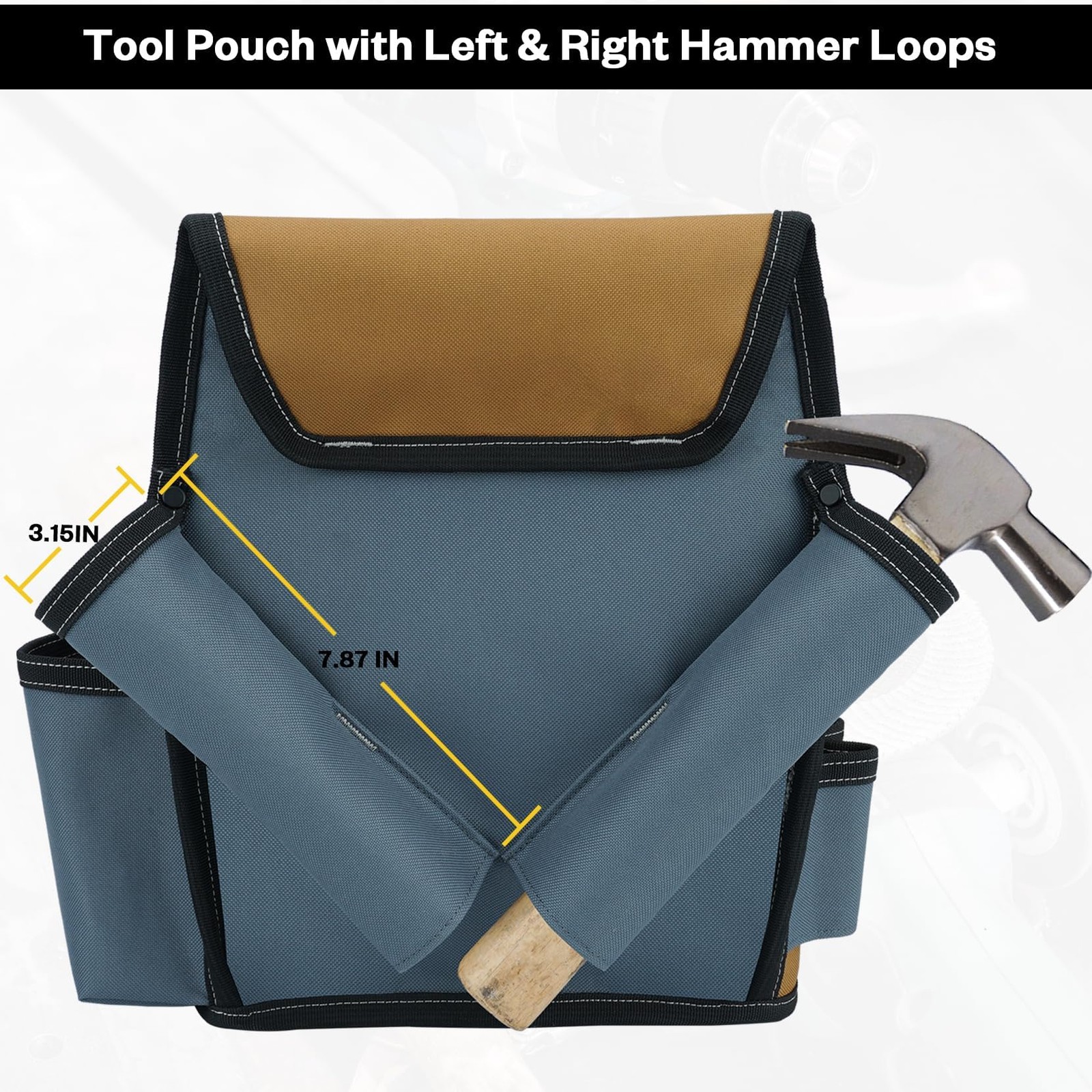 MELOTOUGH Professional Tool Belt Pouch,Small Tool Pouch with Belt,Left/Right …