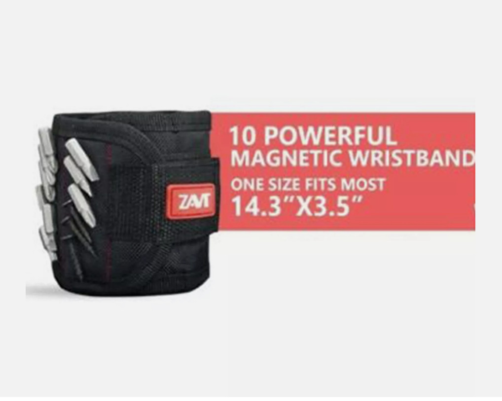 2 Portable Tool Bag Magnetic Wristband Electrician Wrist Holder Screws Tools US