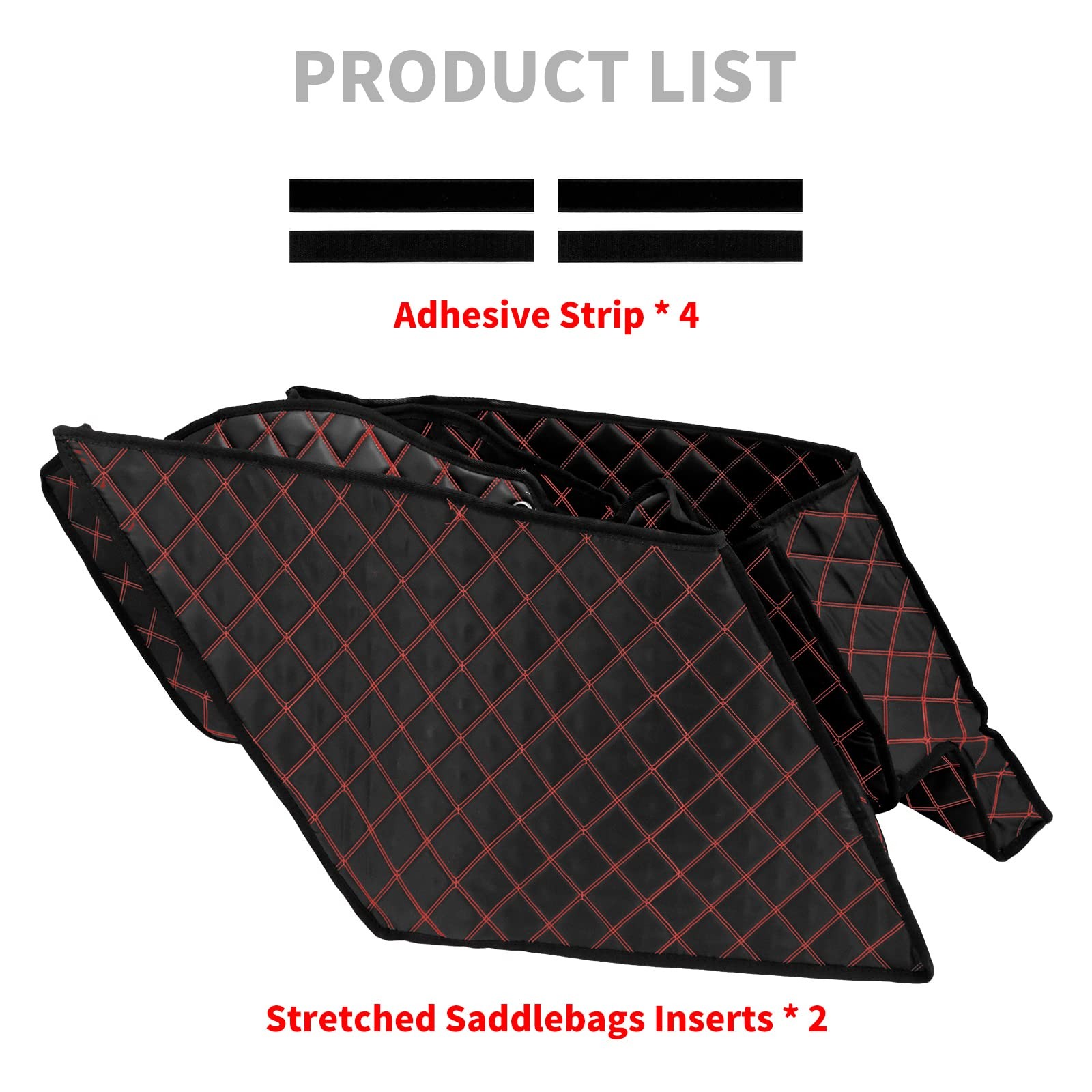 Motorcycle Saddlebag Liners 5 inch Stretched Bag Inserts Fits for Harley Tour…