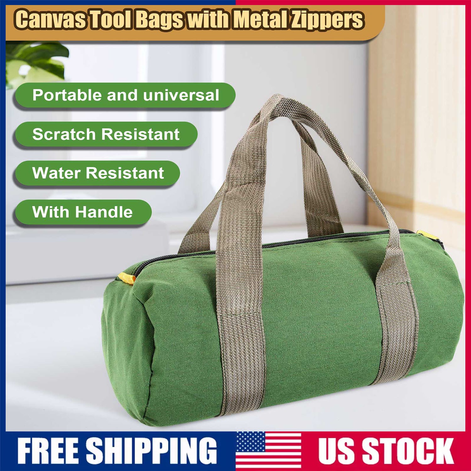 Hand Tool Pouch Storage Carry Bag Portable Toolkit Heavy Duty Canvas Waterproof